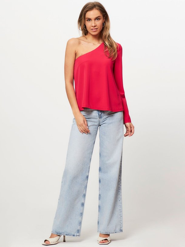 Ontdek de Perry geweven one shoulder top van Modstrom in de kleur roze bij Orangebag. Op werkdagen voor 21:45 besteld, morgen in huis.