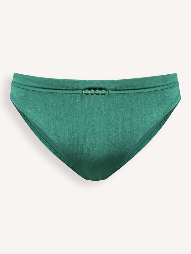 Ontdek de Treasure Green mid waist bikinislip van Cyell in de kleur donkergroen bij Orangebag. Op werkdagen voor 21:45 besteld, morgen in huis.