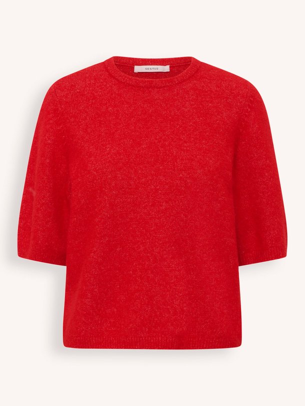 Ontdek de Alpha alpacamix trui van Gestuz in de kleur Rood bij Orangebag. Op werkdagen voor 21:45 besteld, morgen in huis.
