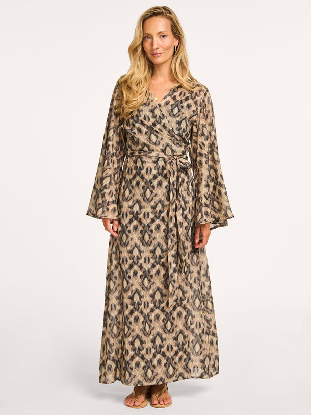 Ontdek de Josephine organic cotton overslag jurk van The Belle Of The Beach in de kleur bruin bij Orangebag. Op werkdagen voor 21:45 besteld, morgen in huis.