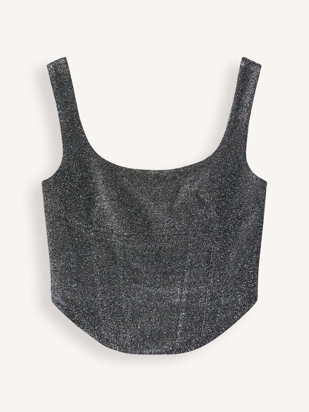Ontdek de Eliot fijngebreide lurex top van Karma Koma in de kleur zilverkleur bij Orangebag. Op werkdagen voor 21:45 besteld, morgen in huis.