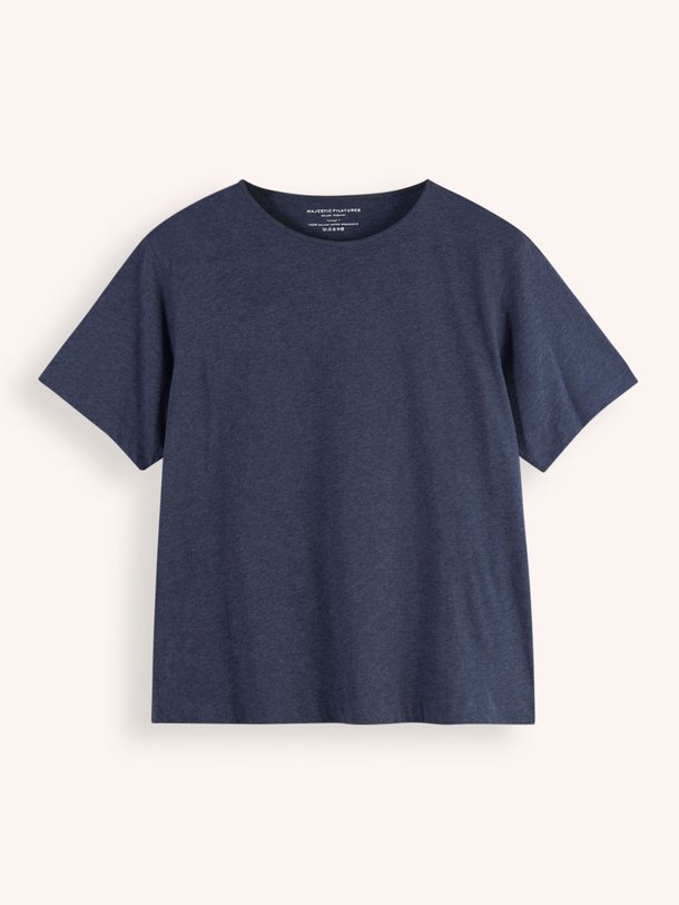 Majestic Filatures M007 Organic Cotton Gemêleerd T-Shirt - Donkerblauw Ontdek de M007 Organic cotton gemêleerd T-shirt van Majestic Filatures in de kleur donkerblauw bij Orangebag. Op werkdagen voor 21:45 besteld, morgen in huis.