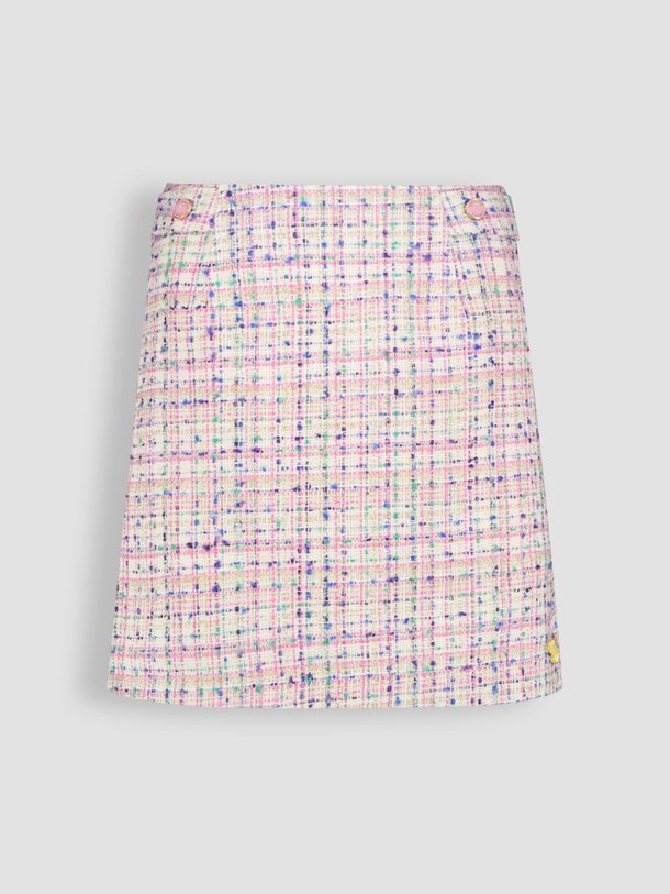 Ontdek de Dora wolmix tweed rok met lurex van Fabienne Chapot in de kleur roze bij Orangebag. Op werkdagen voor 21:45 besteld, morgen in huis.