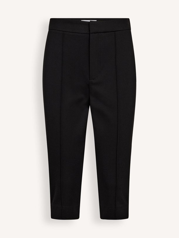 Ontdek de Catja viscosemix capri broek van Co'Couture in de kleur Zwart bij Orangebag. Op werkdagen voor 21:45 besteld, morgen in huis.