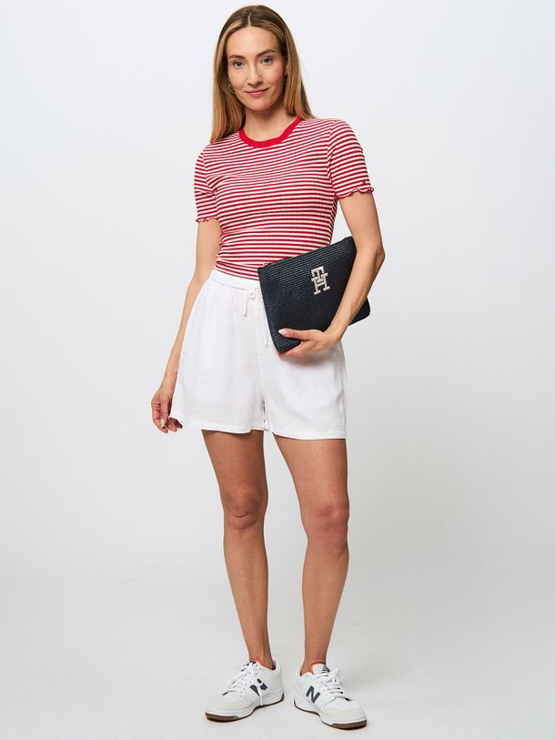 Ontdek de Modal/katoenmix gestreepte top van Tommy Hilfiger in de kleur rood bij Orangebag. Op werkdagen voor 21:45 besteld, morgen in huis.