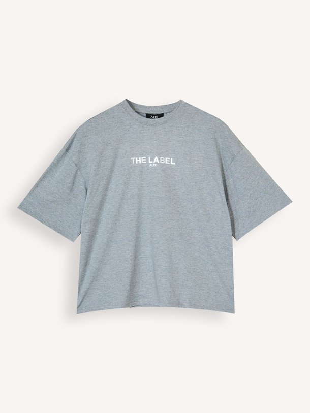 Ontdek de Katoenmix logo T-shirt van Alix The Label in de kleur Grijs bij Orangebag. Op werkdagen voor 21:45 besteld, morgen in huis.