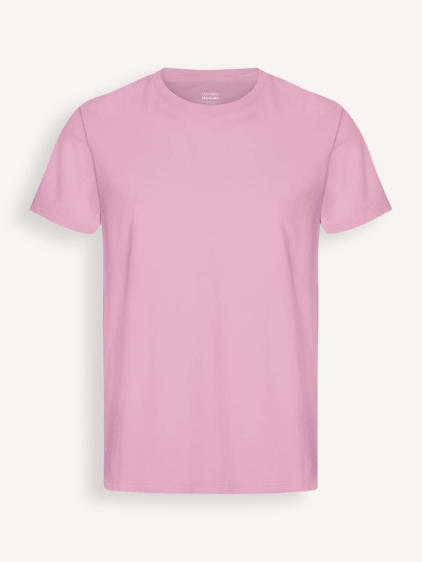 Ontdek de Organic cotton T-shirt van Colorful Standard in de kleur Roze bij Orangebag. Op werkdagen voor 21:45 besteld, morgen in huis.