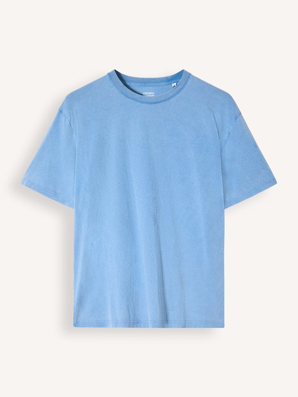 Ontdek de Organic cotton T-shirt van Colorful Standard in de kleur Blauw bij Orangebag. Op werkdagen voor 21:45 besteld, morgen in huis.