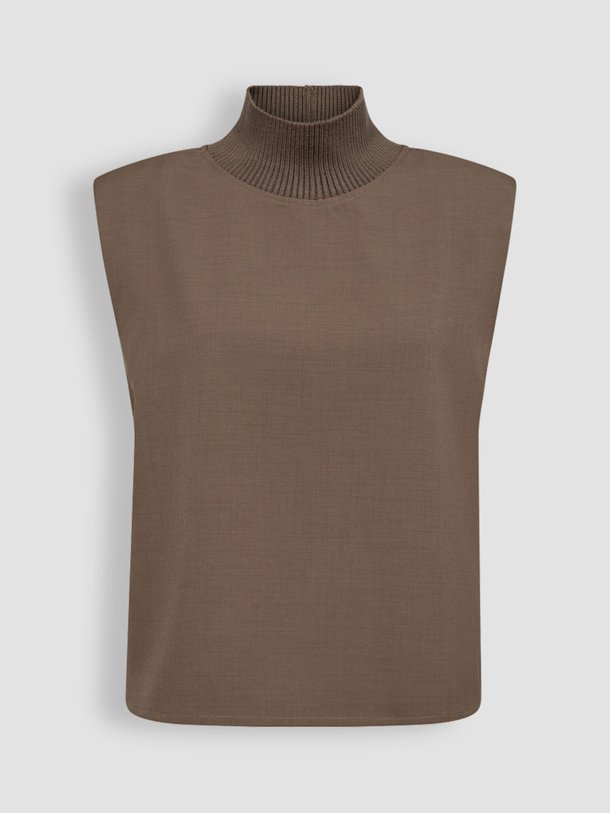 Ontdek de Hope geweven top van Co'Couture in de kleur lichtbruin bij Orangebag. Op werkdagen voor 21:45 besteld, morgen in huis.