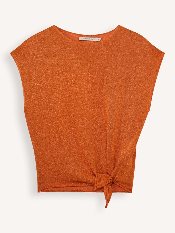 Ontdek de Firby viscosemix top met lurex van La Fee Maraboutee in de kleur Oranje bij Orangebag. Op werkdagen voor 21:45 besteld, morgen in huis.