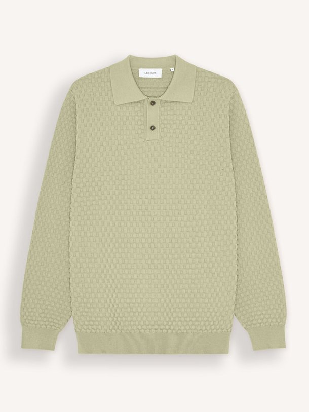 Ontdek de Billy katoenen polo trui van Les Deux in de kleur Groen bij Orangebag. Op werkdagen voor 21:45 besteld, morgen in huis.