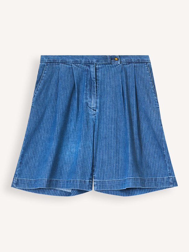 Ontdek de Santa denim short van Sessun in de kleur Blauw bij Orangebag. Op werkdagen voor 21:45 besteld, morgen in huis.