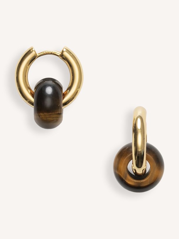 Ontdek de Glazed Donut vergulde oorbellen met kraal van Anni Lu in de kleur Bruin bij Orangebag. Op werkdagen voor 21:45 besteld, morgen in huis.