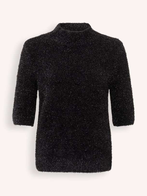 Ontdek de Gebreide lurex trui van Yaya in de kleur zwart bij Orangebag. Op werkdagen voor 21:45 besteld, morgen in huis.