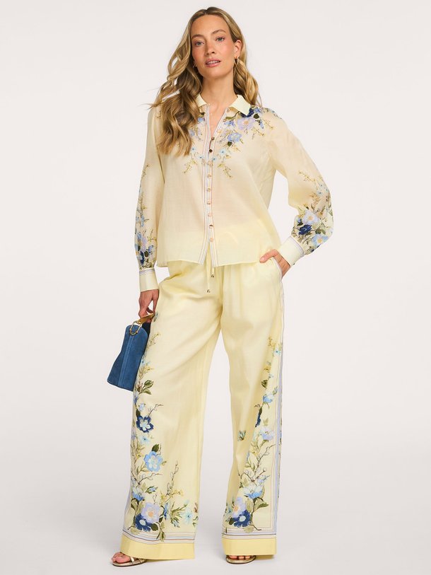 Ontdek de YELLOW FLORAL ORGANZA TROUSERS van Self Portrait bij Orangebag. Op werkdagen voor 21:45 besteld, morgen in huis.