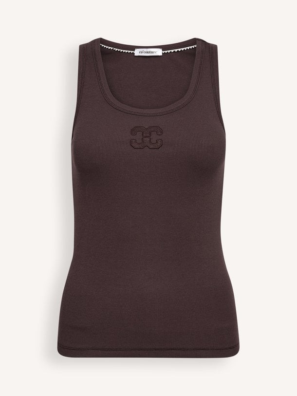 Ontdek de GrannyCC Rib Solid Emb Tank van Co'Couture bij Orangebag. Op werkdagen voor 21:45 besteld, morgen in huis.