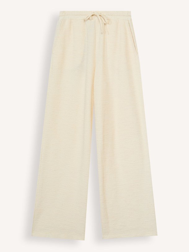Ontdek de Bacchia katoenmix bouclé broek van La Fee Maraboutee in de kleur Ecru bij Orangebag. Op werkdagen voor 21:45 besteld, morgen in huis.
