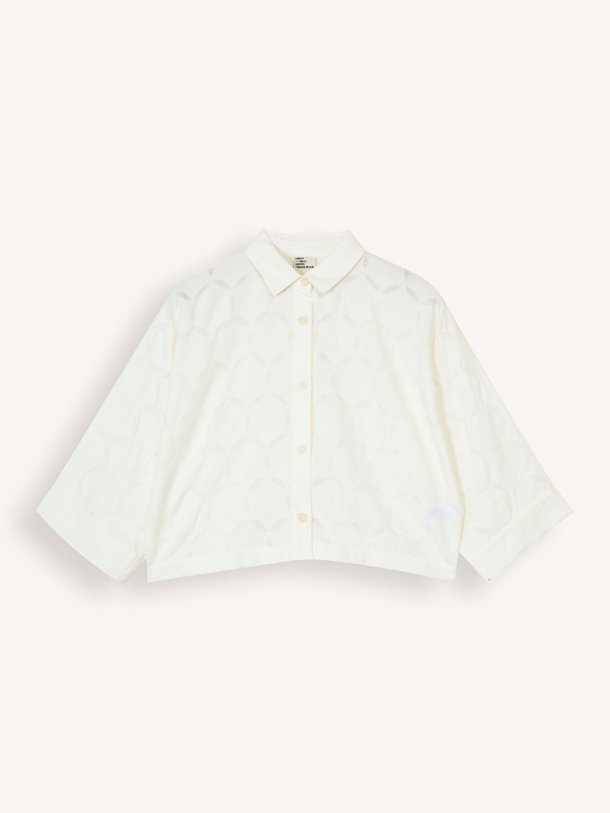 Ontdek de Laelia katoen/linnenmix blouse met dessin van Sacrécoeur in de kleur Wit bij Orangebag. Op werkdagen voor 21:45 besteld, morgen in huis.