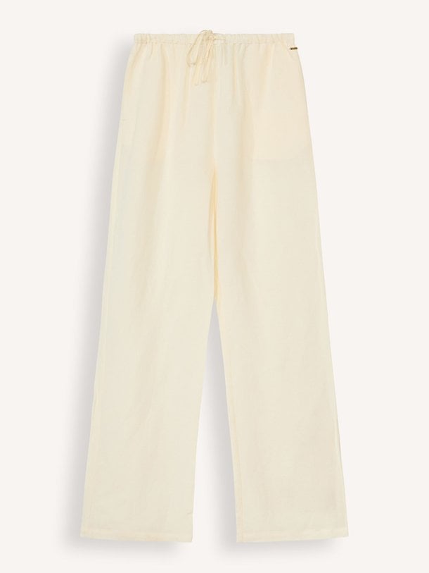 Ontdek de Dana linnen/rayonmix broek van The Lola Club in de kleur crème bij Orangebag. Op werkdagen voor 21:45 besteld, morgen in huis.
