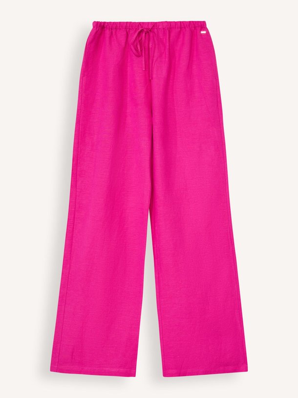 Ontdek de Dana linnen/rayonmix broek van The Lola Club in de kleur roze bij Orangebag. Op werkdagen voor 21:45 besteld, morgen in huis.