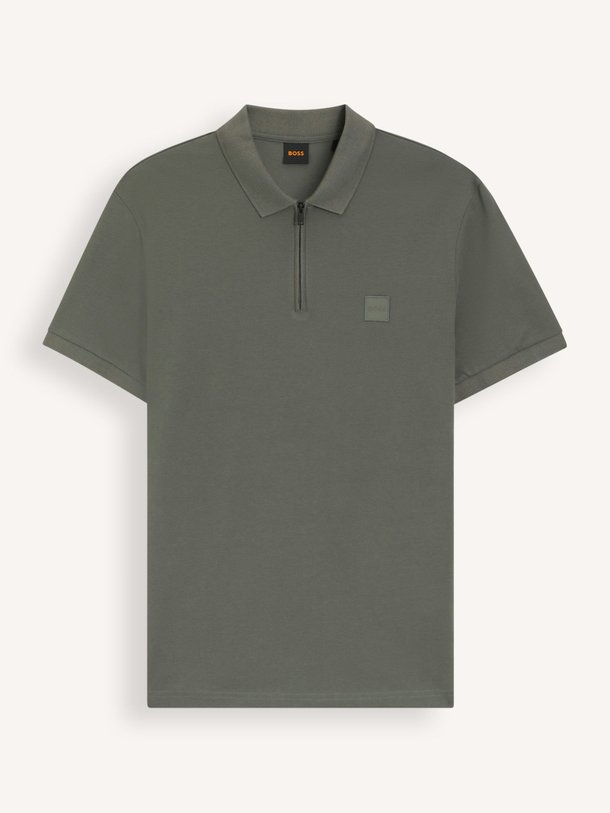 Ontdek de Passerzip, katoenmix half zip polo van Boss bij Orangebag. Op werkdagen voor 21:45 besteld, morgen in huis.