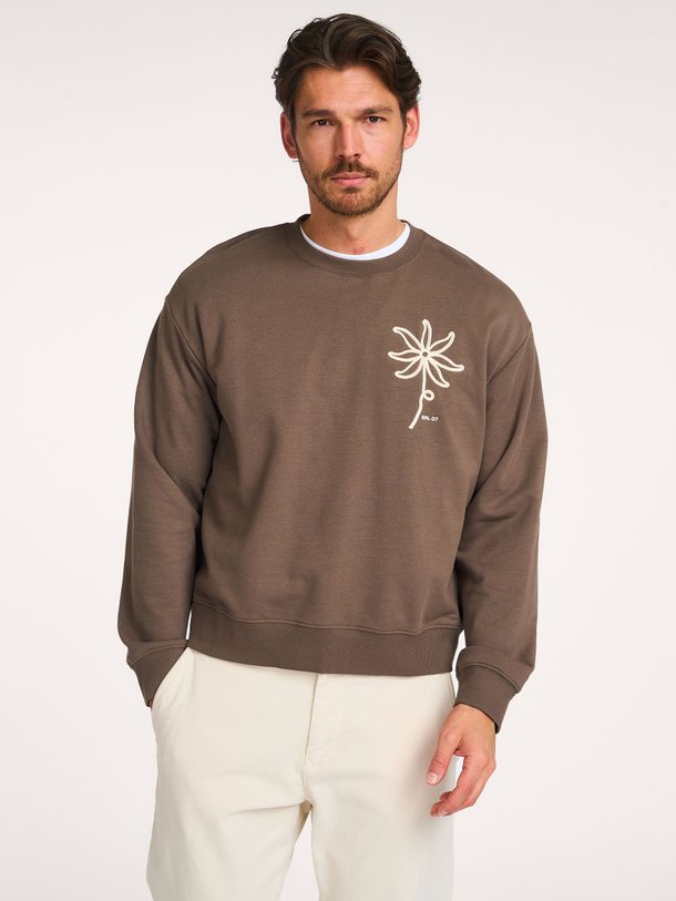 Ontdek de David organic cottonmix sweater van NN.07 in de kleur Bruin bij Orangebag. Op werkdagen voor 21:45 besteld, morgen in huis.