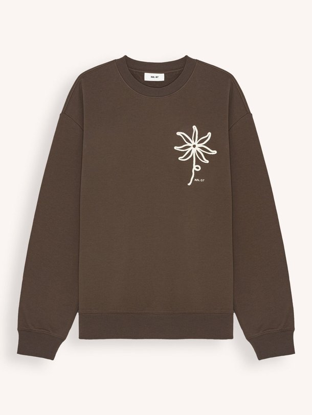 Ontdek de David organic cottonmix sweater van NN.07 in de kleur Bruin bij Orangebag. Op werkdagen voor 21:45 besteld, morgen in huis.