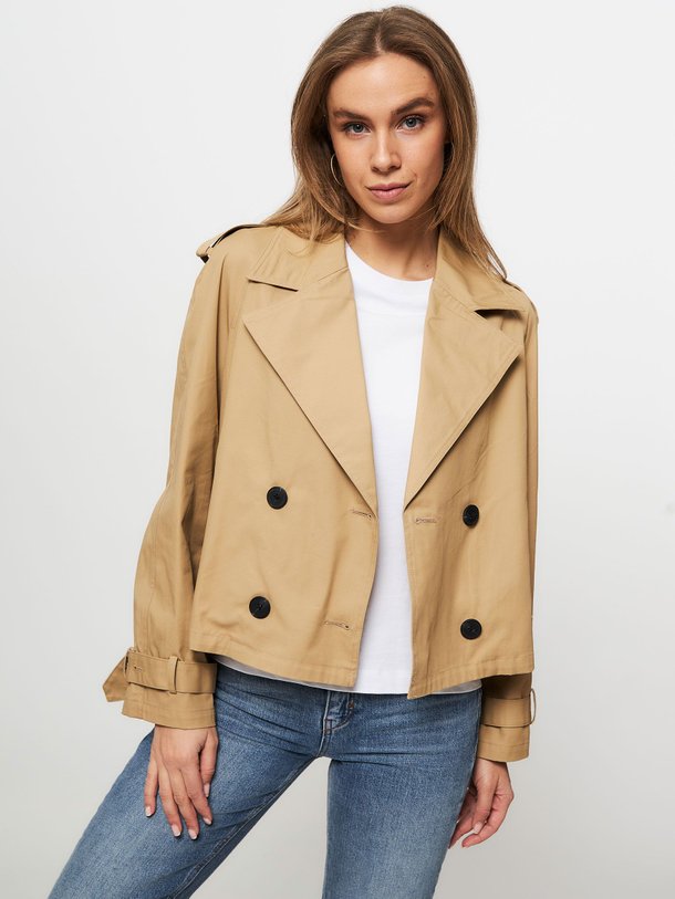 Ontdek de Samora katoenen trenchcoat van Studio AR in de kleur beige bij Orangebag. Op werkdagen voor 21:45 besteld, morgen in huis.