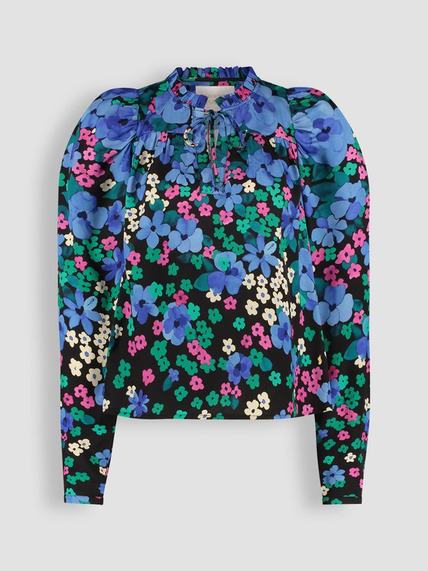 Ontdek de Didi viscose top met print van Fabienne Chapot in de kleur zwart bij Orangebag. Op werkdagen voor 21:45 besteld, morgen in huis.
