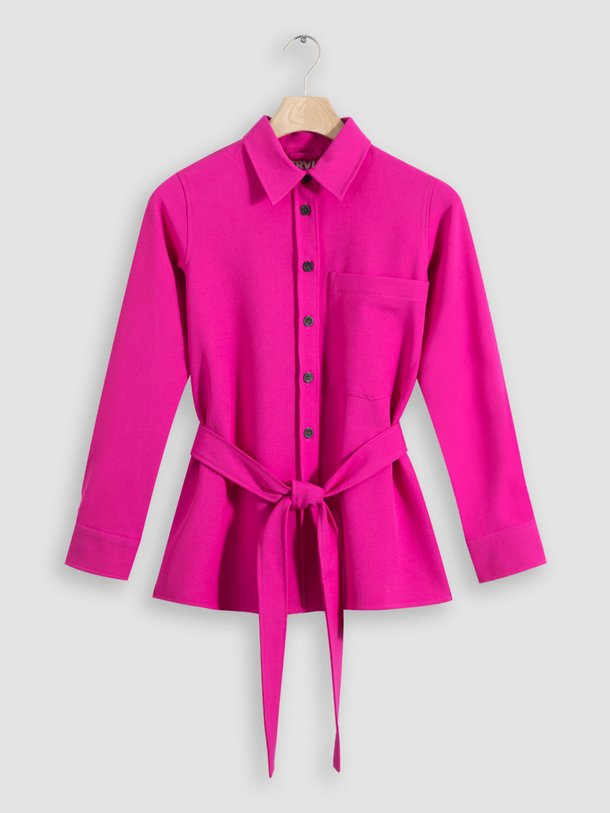 Ontdek de River viscosemix overshirt van Trvl Drss in de kleur fuchsia bij Orangebag. Op werkdagen voor 21:45 besteld, morgen in huis.