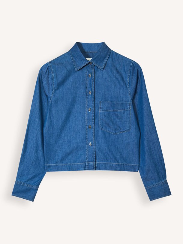 Ontdek de Denim blouse van Closed in de kleur Donkerblauw bij Orangebag. Op werkdagen voor 21:45 besteld, morgen in huis.