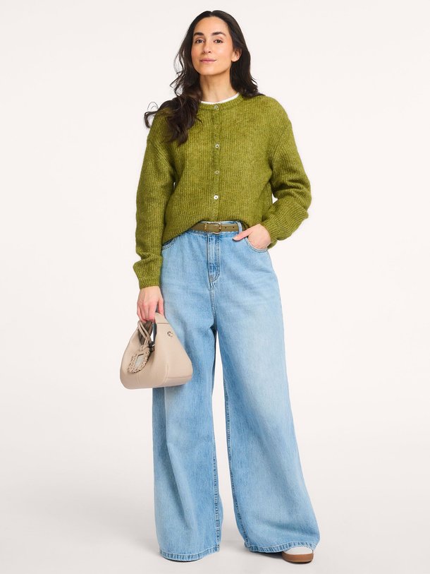 Ontdek de Bibi mohairmix vest van Studio Anneloes in de kleur Limegroen bij Orangebag. Op werkdagen voor 21:45 besteld, morgen in huis.