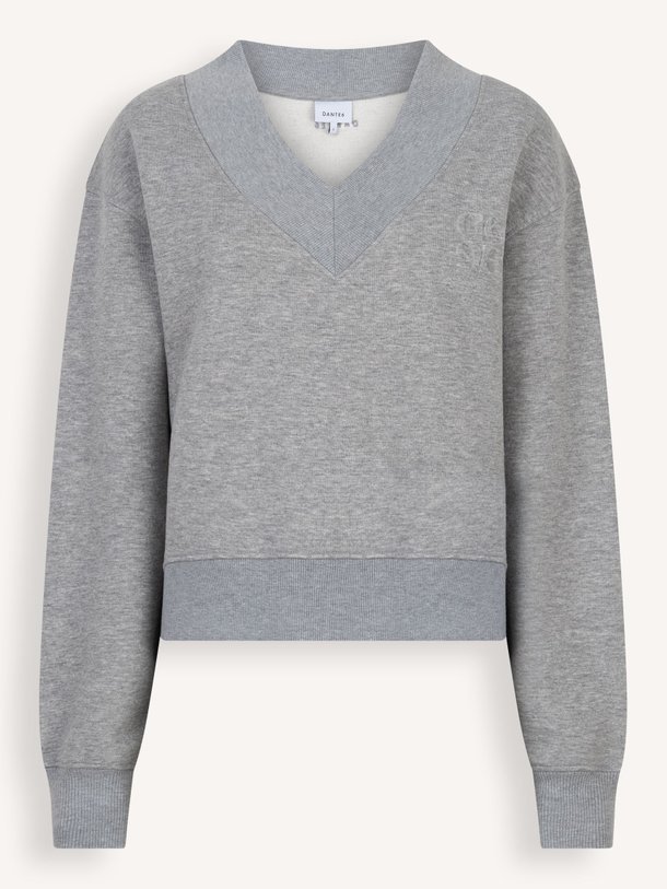 Ontdek de Nox katoenmix gemêleerde sweater van Dante 6 in de kleur Grijs bij Orangebag. Op werkdagen voor 21:45 besteld, morgen in huis.