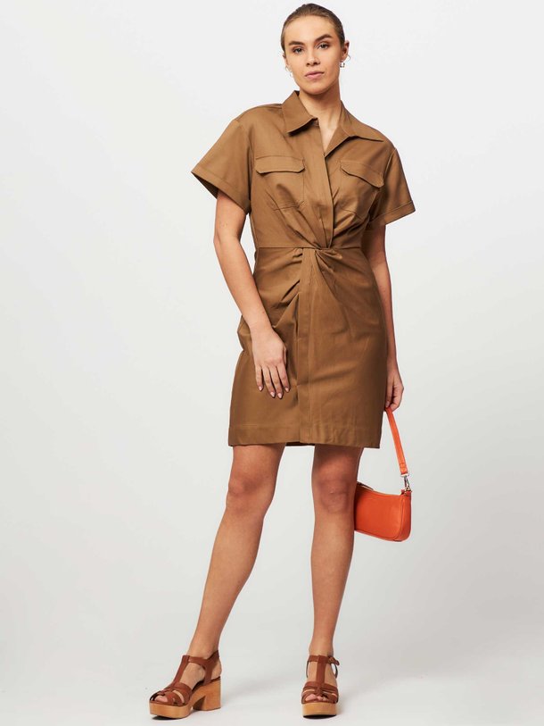 Ontdek de Cheera katoenmix jurk van Second Female in de kleur bruin bij Orangebag. Op werkdagen voor 21:45 besteld, morgen in huis.