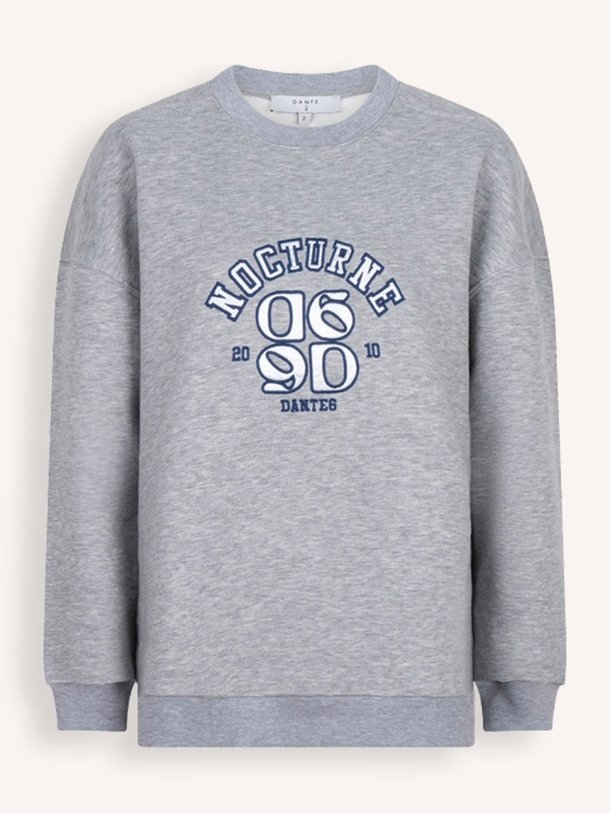 Ontdek de Nocturne katoenmix gemêleerde sweater van Dante 6 in de kleur grijs bij Orangebag. Op werkdagen voor 21:45 besteld, morgen in huis.