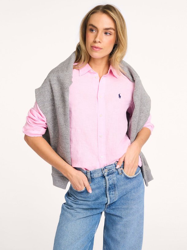 Ontdek de Linnen blouse van Ralph Lauren in de kleur Roze bij Orangebag. Op werkdagen voor 21:45 besteld, morgen in huis.