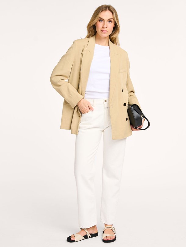 Ontdek de Katoenmix blazer van Closed in de kleur beige bij Orangebag. Op werkdagen voor 21:45 besteld, morgen in huis.