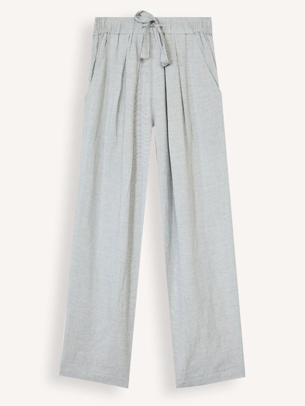 Ontdek de Sally viscose/linnenmix wide leg broek van Knit-ted in de kleur Grijs bij Orangebag. Op werkdagen voor 21:45 besteld, morgen in huis.