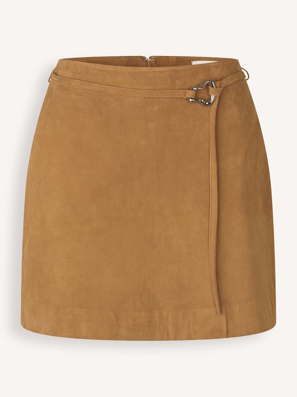 Ontdek de Axelle lederen rok van Modstrom in de kleur Camel bij Orangebag. Op werkdagen voor 21:45 besteld, morgen in huis.