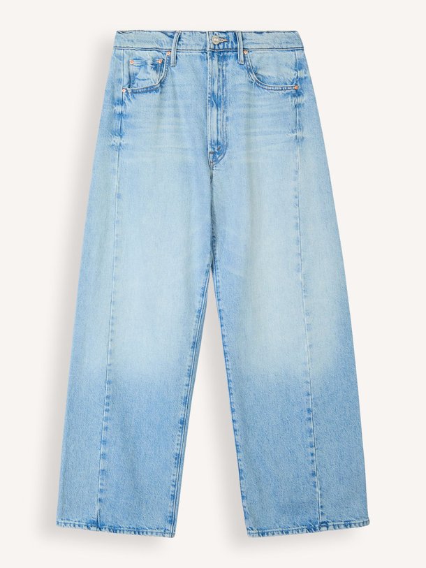 Ontdek de The Half Pipe high waist barrel fit jeans van Mother in de kleur Blauw bij Orangebag. Op werkdagen voor 21:45 besteld, morgen in huis.