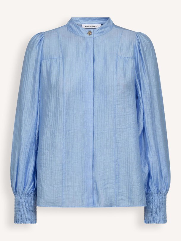 Ontdek de Tassy viscosemix blouse van Co'Couture in de kleur Blauw bij Orangebag. Op werkdagen voor 21:45 besteld, morgen in huis.