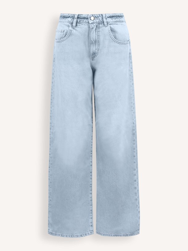 Ontdek de Bea mid waist loose fit non-stretch jeans van Icon Denim in de kleur Lichtblauw bij Orangebag. Op werkdagen voor 21:45 besteld, morgen in huis.