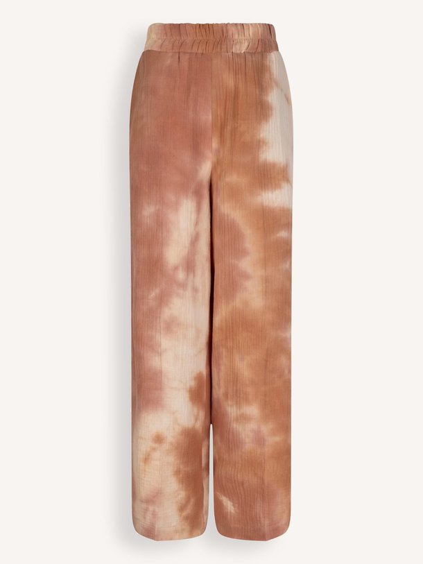 Ontdek de Cylyn katoenen tie dye palazzo van Ruby Tuesday in de kleur terracotta bij Orangebag. Op werkdagen voor 21:45 besteld, morgen in huis.