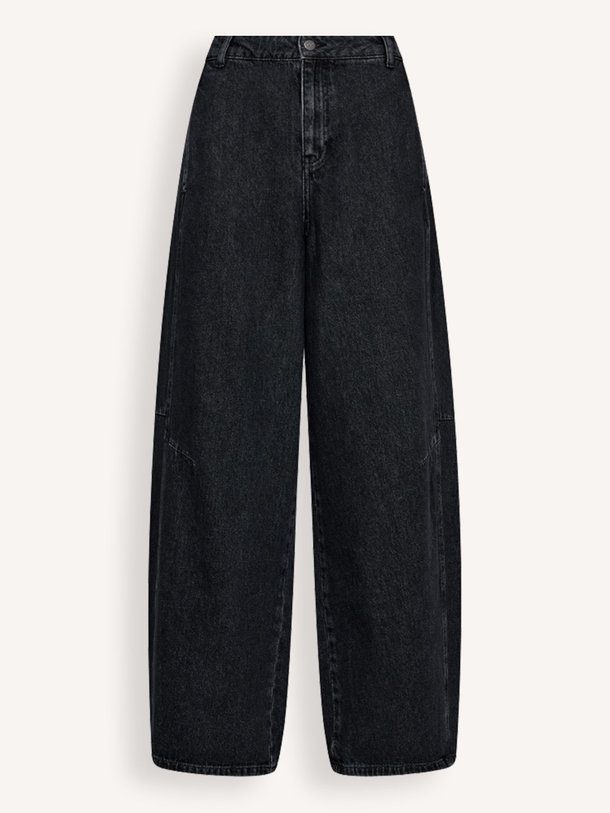 Ontdek de Pancy mid waist barrel fit jeans van Co'Couture in de kleur Zwart bij Orangebag. Op werkdagen voor 21:45 besteld, morgen in huis.
