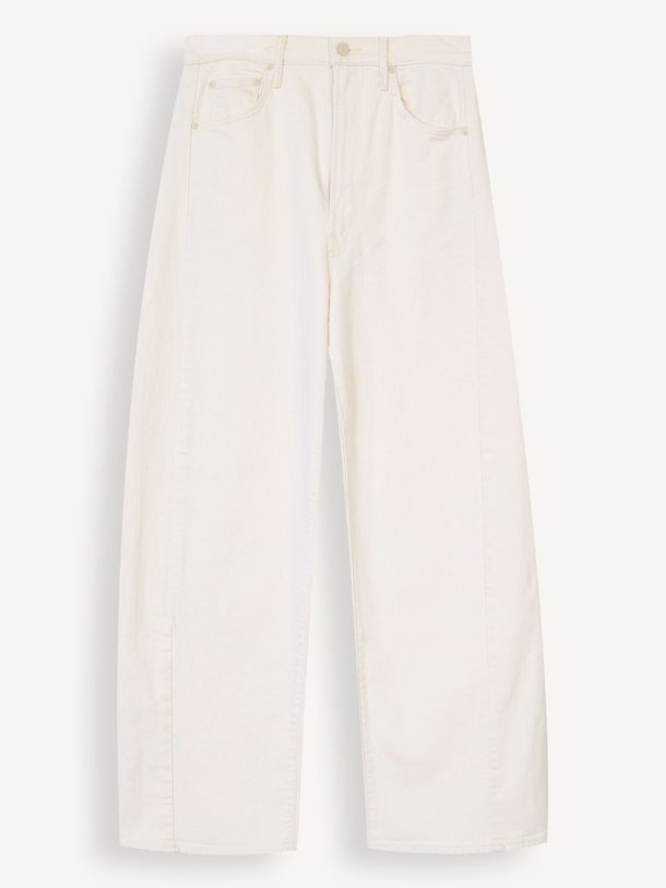 Ontdek de The Half Pipe high waist barrel fit jeans van Mother in de kleur Naturel bij Orangebag. Op werkdagen voor 21:45 besteld, morgen in huis.