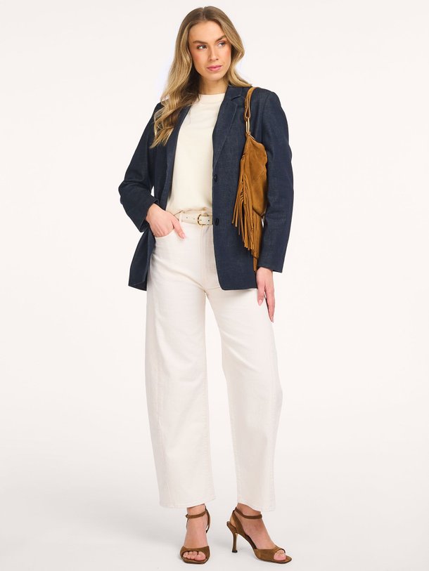 Ontdek de The Half Pipe high waist barrel fit jeans van Mother in de kleur Naturel bij Orangebag. Op werkdagen voor 21:45 besteld, morgen in huis.