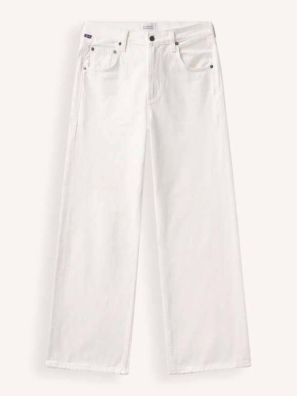 Ontdek de Lindz low waist straight fit jeans van Citizens of Humanity in de kleur Off-white bij Orangebag. Op werkdagen voor 21:45 besteld, morgen in huis.