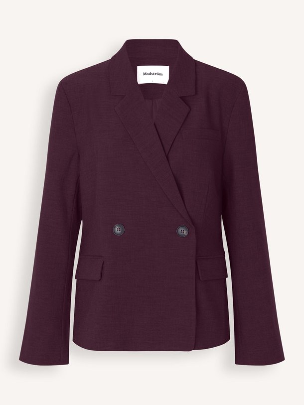 Ontdek de Ripley geweven blazer van Modstrom in de kleur Aubergine bij Orangebag. Op werkdagen voor 21:45 besteld, morgen in huis.