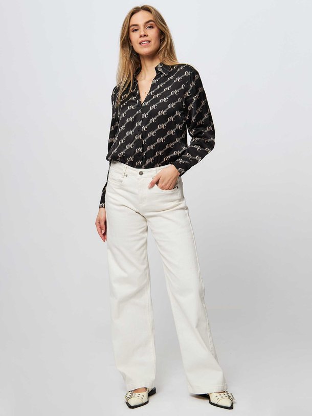 Ontdek de Viscose body met logo print van Co'Couture in de kleur zwart bij Orangebag. Op werkdagen voor 21:45 besteld, morgen in huis.