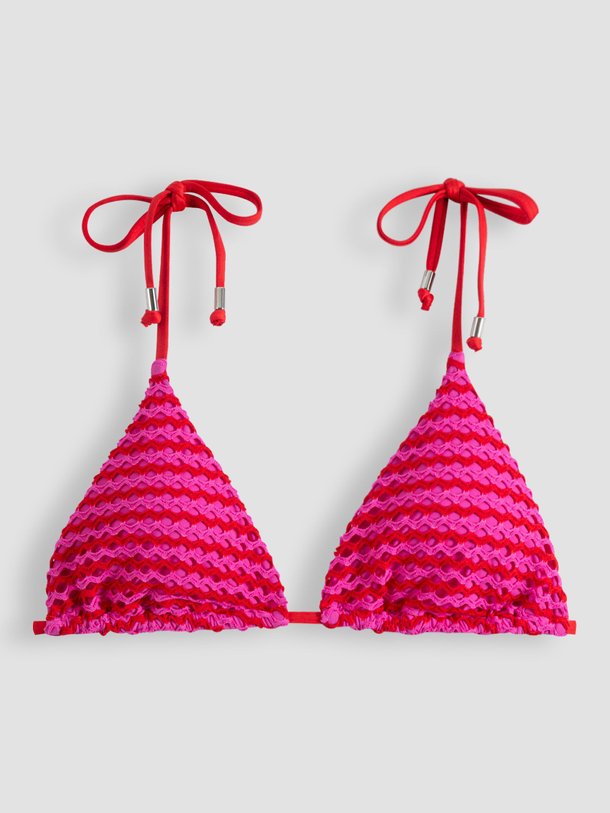 Ontdek de Mesh Effect Slide Tri van Seafolly in de kleur roze bij Orangebag. Op werkdagen voor 21:45 besteld, morgen in huis.